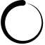 Animated loading image of a black line moving in a circular motion on a white background
